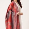 Vintage Dark Pink Color Art Silk Dupatta