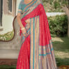 Exotic Dark Pink Color Fancy Silk Saree
