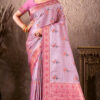 Soulful Purple Color Pure Silk Saree