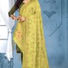 Pista Green Banarasi Silk Weaving Work Traditional Tassel Dupatta